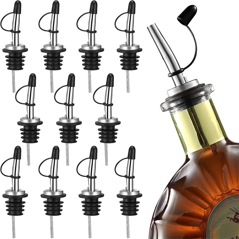 Speed Pourer Cap - Roestvrijstalen snelheidsschenkers met taps toelopend, drankschenkers