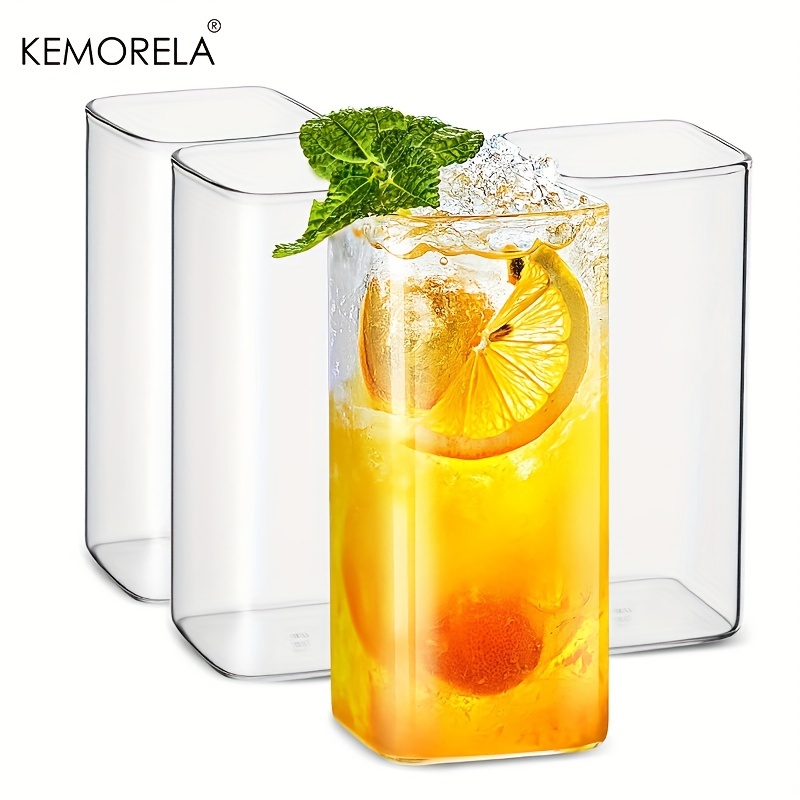 Highball Glass Set - 4 Stuks Drinkglazen Kopjes 15Oz/19Oz Dunne