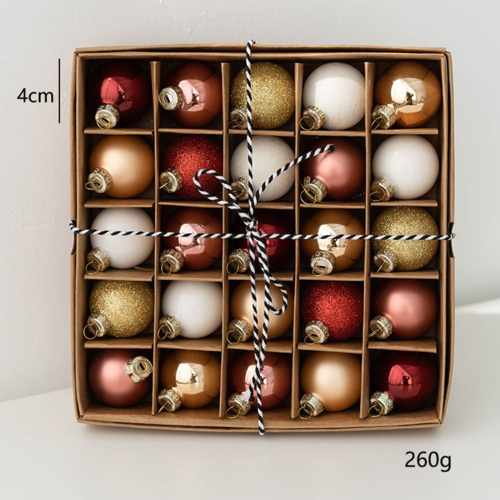 Highball Glass Set - 25PCS Duurzaam Glazen Kerstbal Set Roze