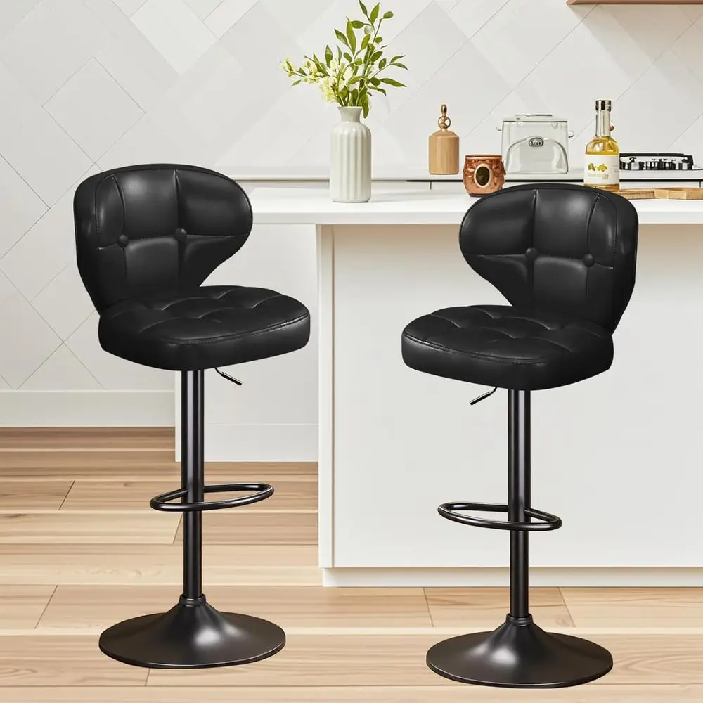 Home Bar Stools - Verstelbare draaibare barkrukken, set van 2,