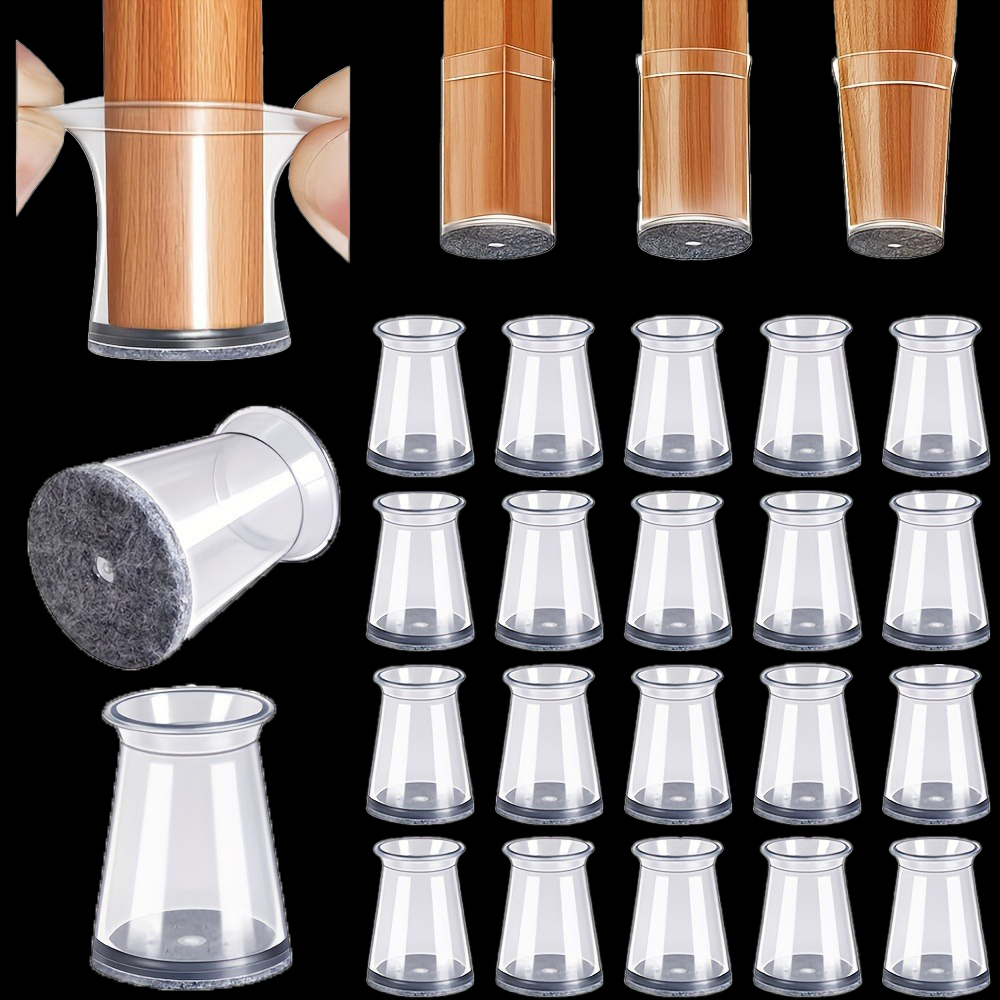 Home Bar Stools - 20PCS-Extra kleine stoelpootvloerbeschermers Siliconen hoezen om