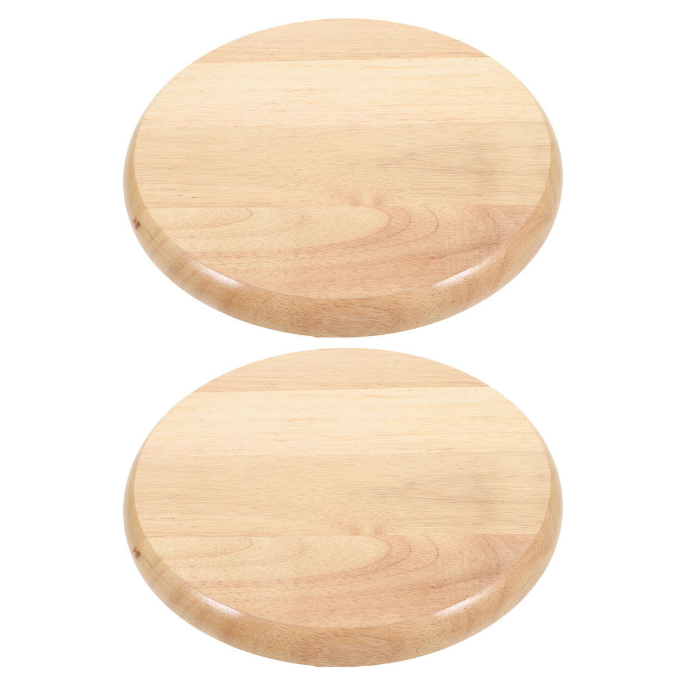 Home Bar Stools - 2 stuks ronde massief houten krukzitting