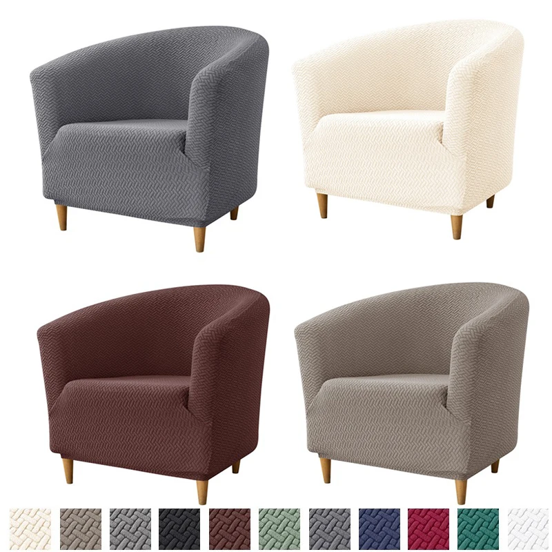 Home Bar Seating - Elastische Club Stoel Hoes Jacquard Tub