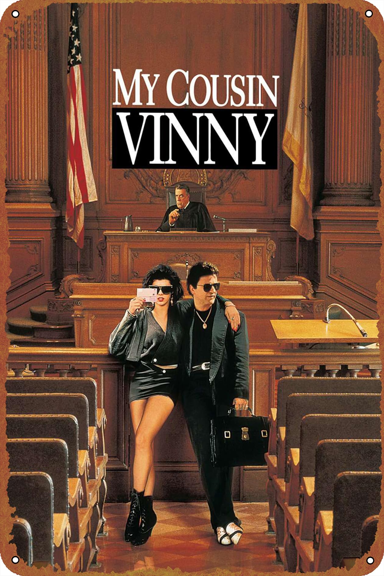 Home Bar And Restaurant - Mijn Neef Vinny Movie Poster Tin