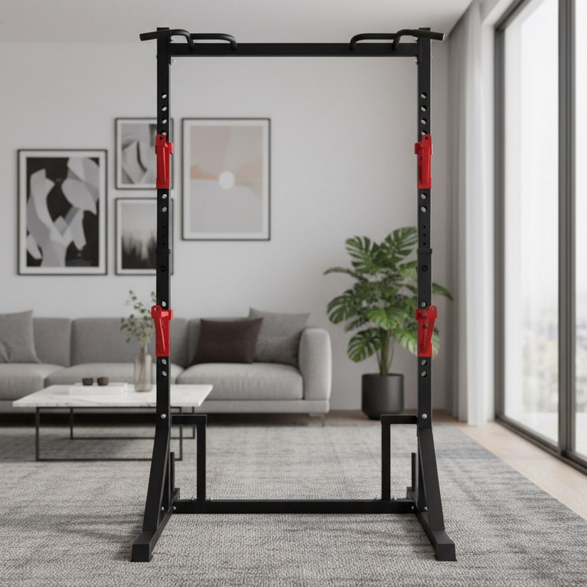 Verstelbaar Power Rack met Pul - Home Bar And Gym recensie en prijs
