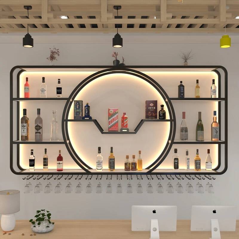 Wijn Nachtclub Vitrinekast Pla - Home Bar Shelves recensie en prijs