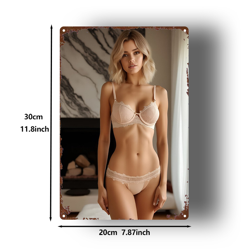 2D plat metalen bord - sexy vr - Home Bar And Restaurant recensie en prijs