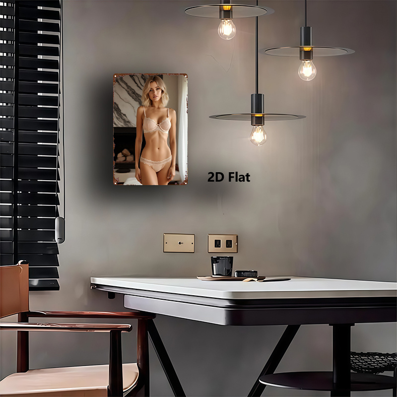2D plat metalen bord - sexy vr - Home Bar And Restaurant recensie en prijs