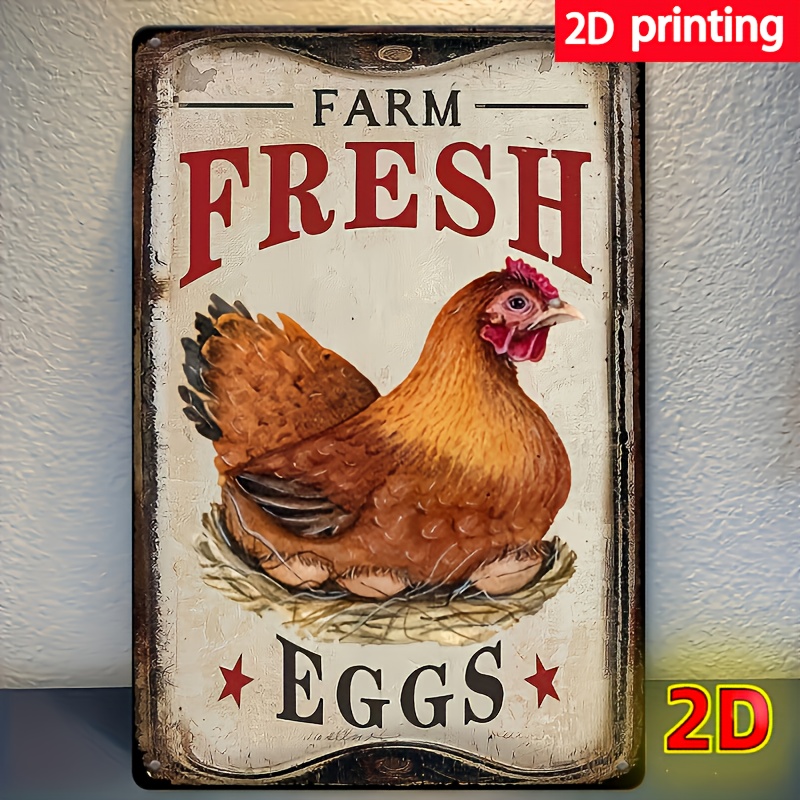 [Farm Fresh Eggs Sign] Rustiek - Home Bar Cafe recensie en prijs