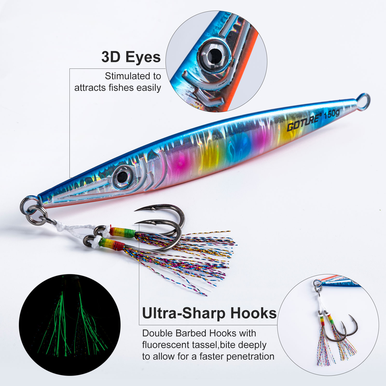 Goture Lichtgevende Snel Zinke - Jigger Double Sided recensie en prijs