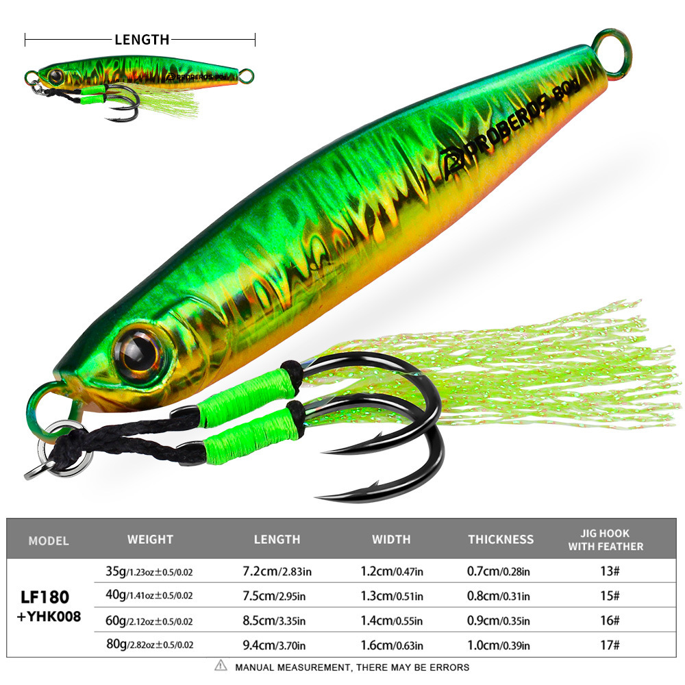 LHFSH 35g-80g Long Cast Metal  - Jigger Double Sided recensie en prijs