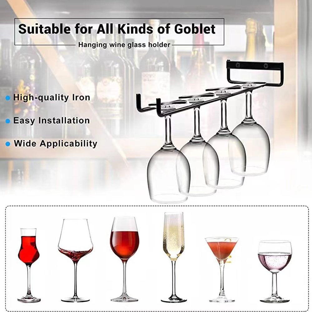 Wandmontage glaswerkhouder keu - Home Bar Setup recensie en prijs