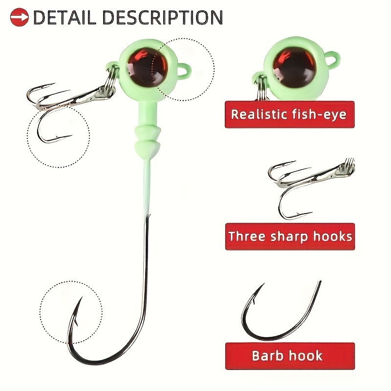 5 stuks dubbele haak jigkoppen - Jigger Double Sided recensie en prijs