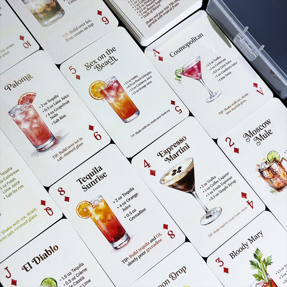 54 stuks cocktailrecepten spee - Cocktail Recipe Book recensie en prijs