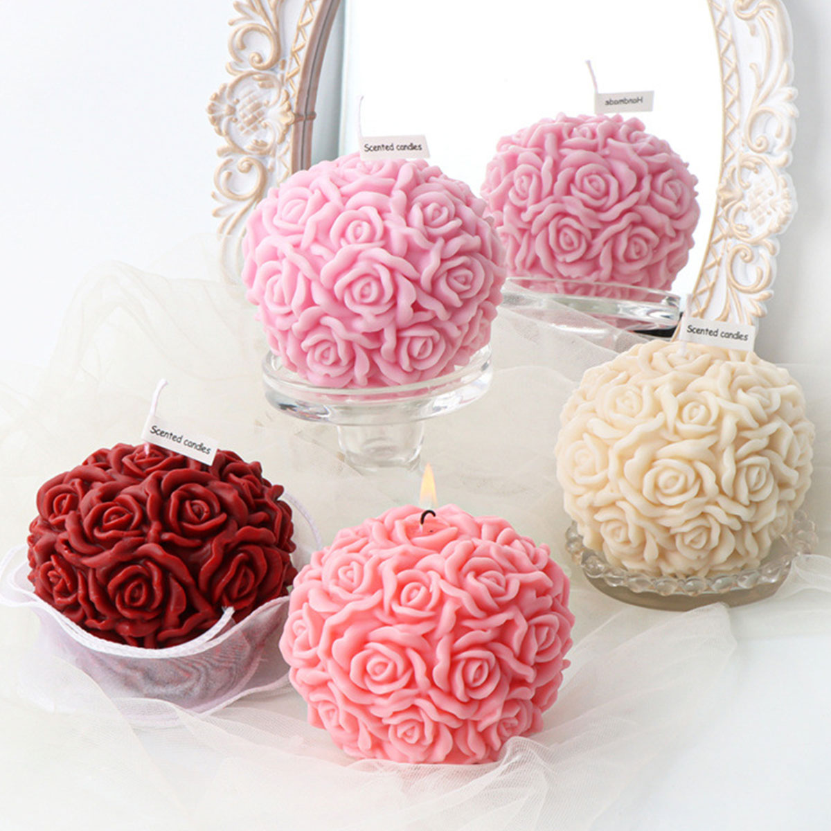 Multi Size Bloem Serie Kaarsvo - Ice Mold Sphere recensie en prijs