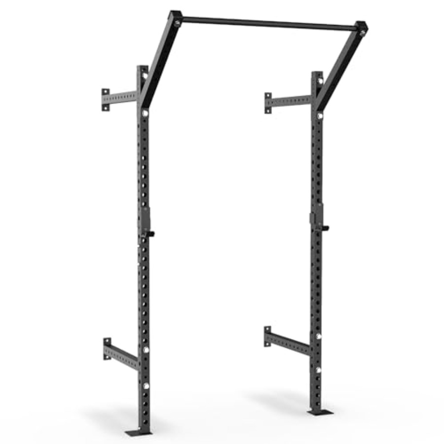 Wandgemonteerde squat rack voo - Home Bar And Gym recensie en prijs