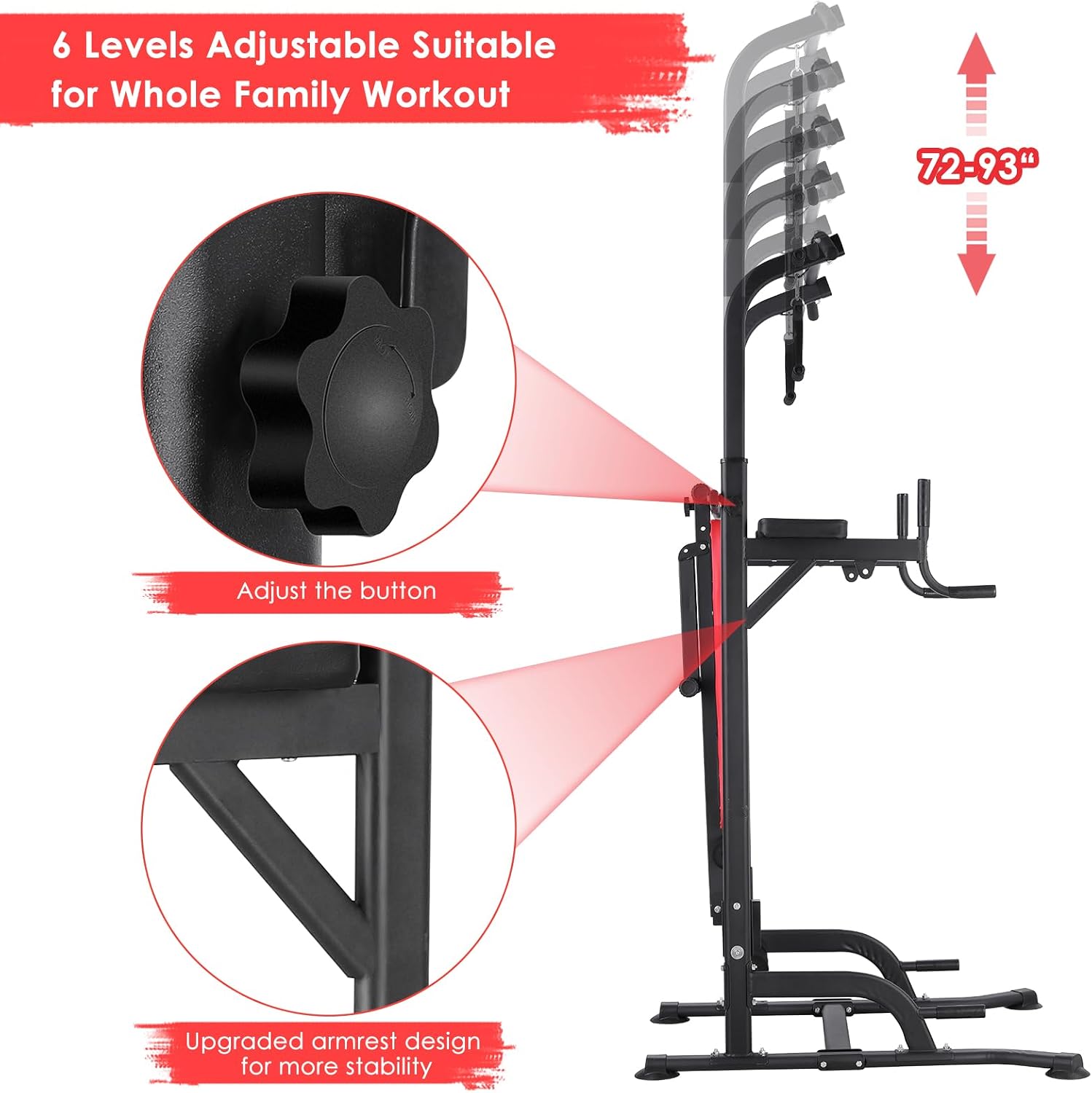 Krachttoren met bank, pull-up  - Home Bar And Gym recensie en prijs