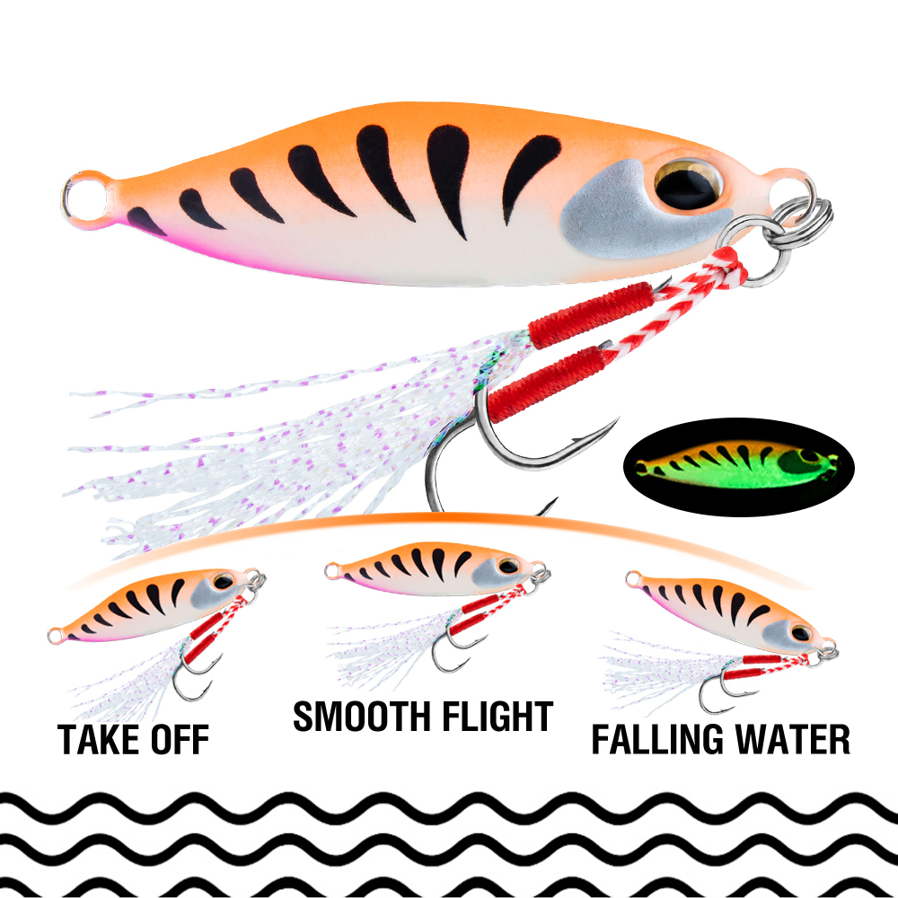 5 Stuks Jig Aas 7G/10G/15G/20G - Jigger Double Sided recensie en prijs