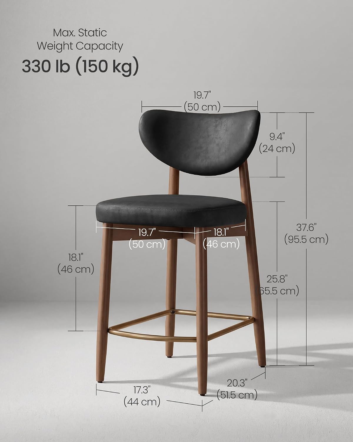 Mid Century Modern houten bark - Home Bar Seating recensie en prijs