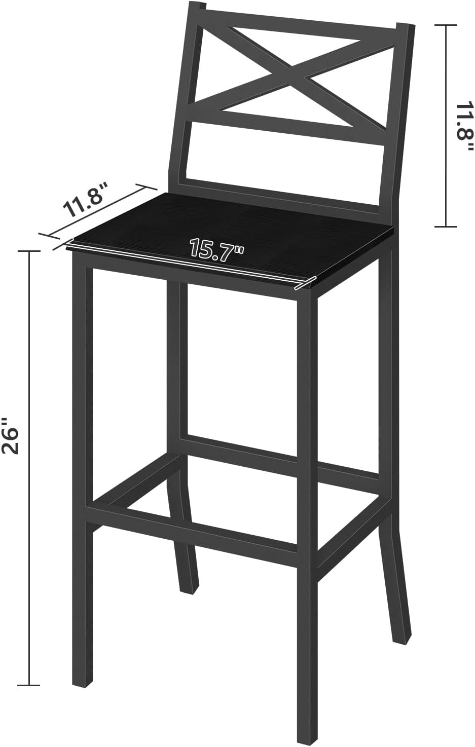 Barstoelen, set van 2 barstoel - Home Bar Stools recensie en prijs
