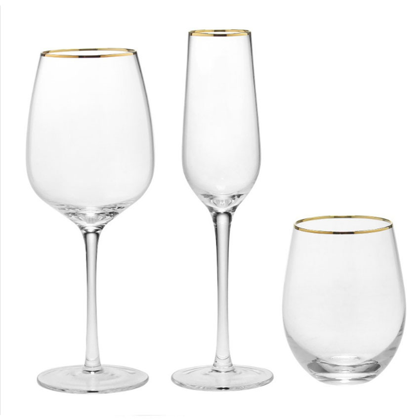 Goudomrande highball glazen, r - Highball Glass Set recensie en prijs