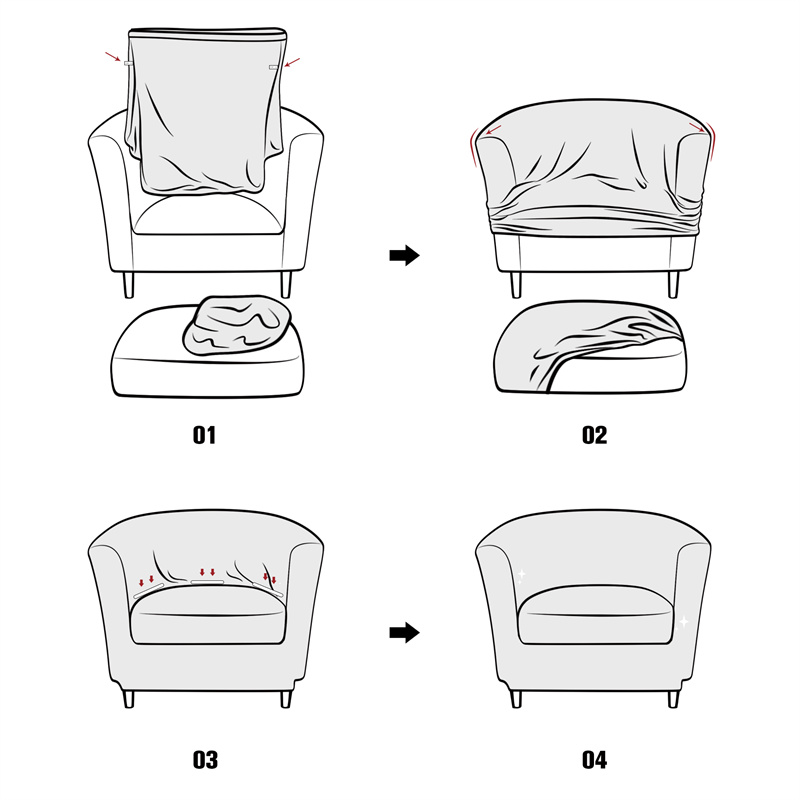 Effen Kleur Club Fauteuil Cove - Home Bar Seating recensie en prijs