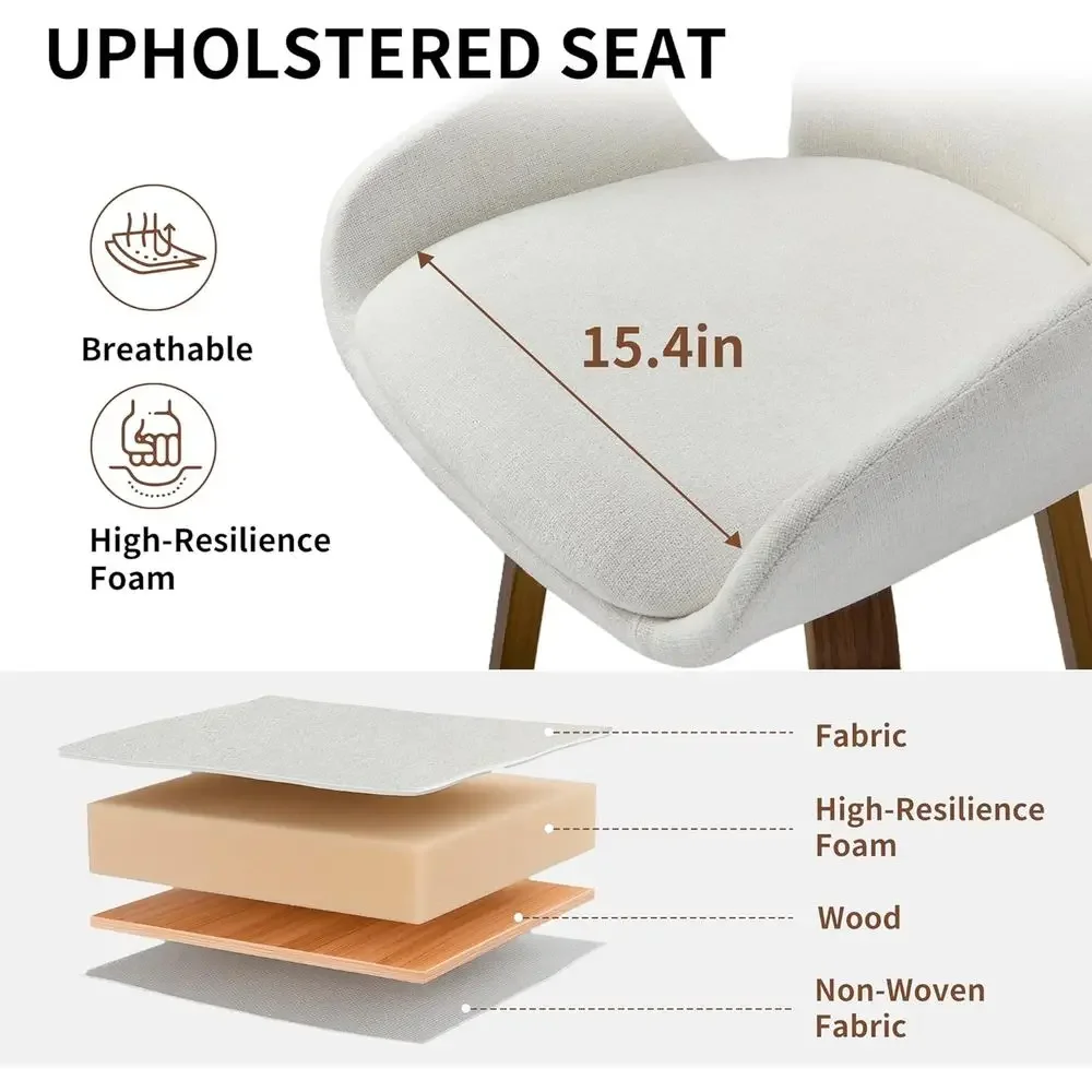 Beige stoffen draaibare barkru - Home Bar Stools recensie en prijs