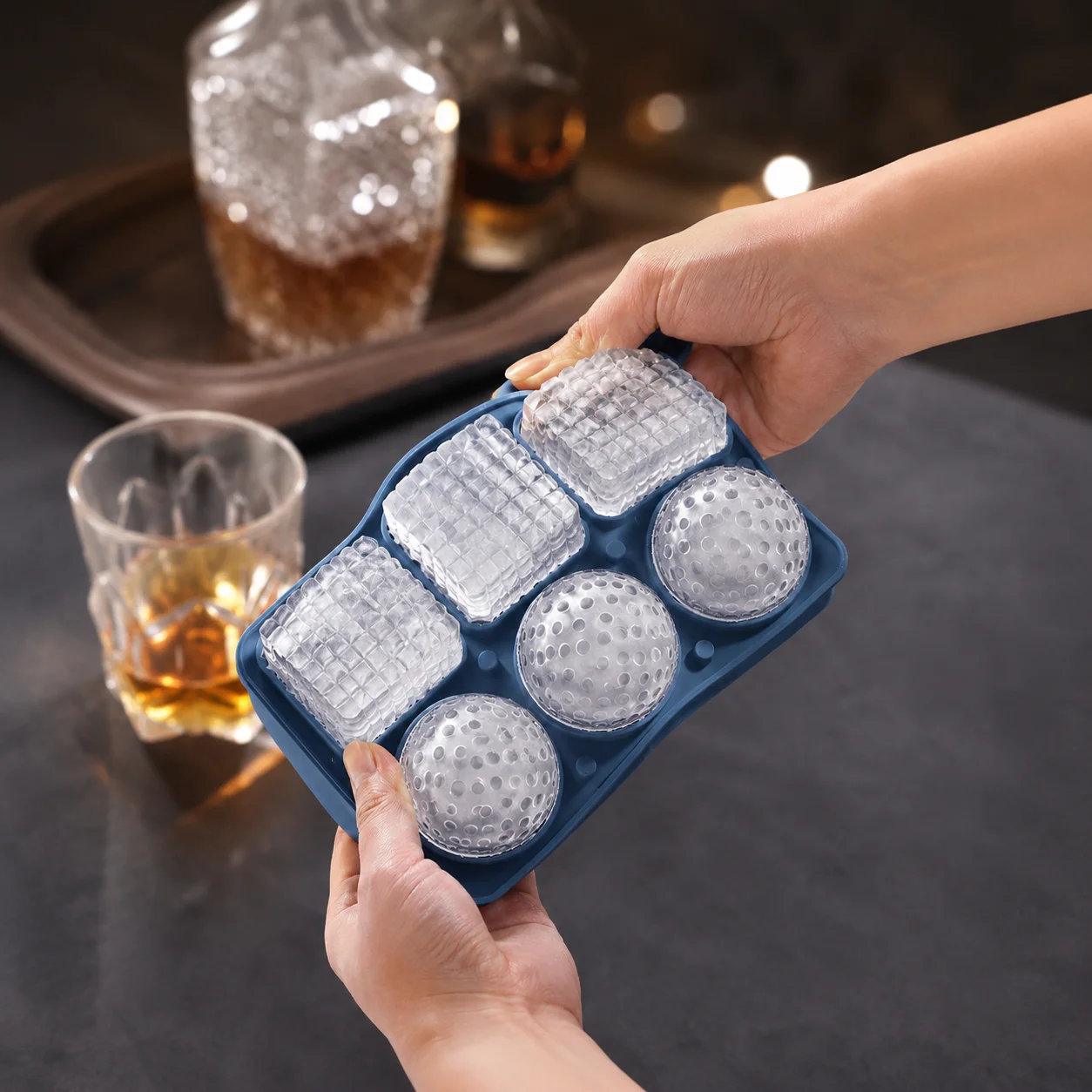 Silicone ijsblokjesvorm voor w - Ice Mold Sphere recensie en prijs