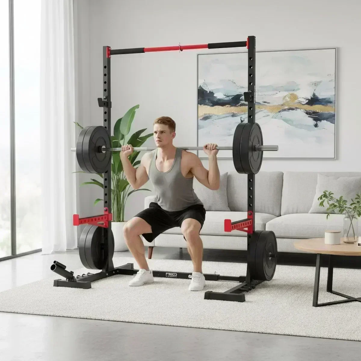 Verstelbaar Home Gym Squat Rac - Home Bar And Gym recensie en prijs