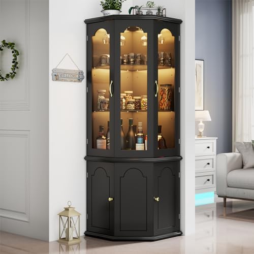 Hoekbar-kast met LED-verlichti - Home Bar Shelves recensie en prijs