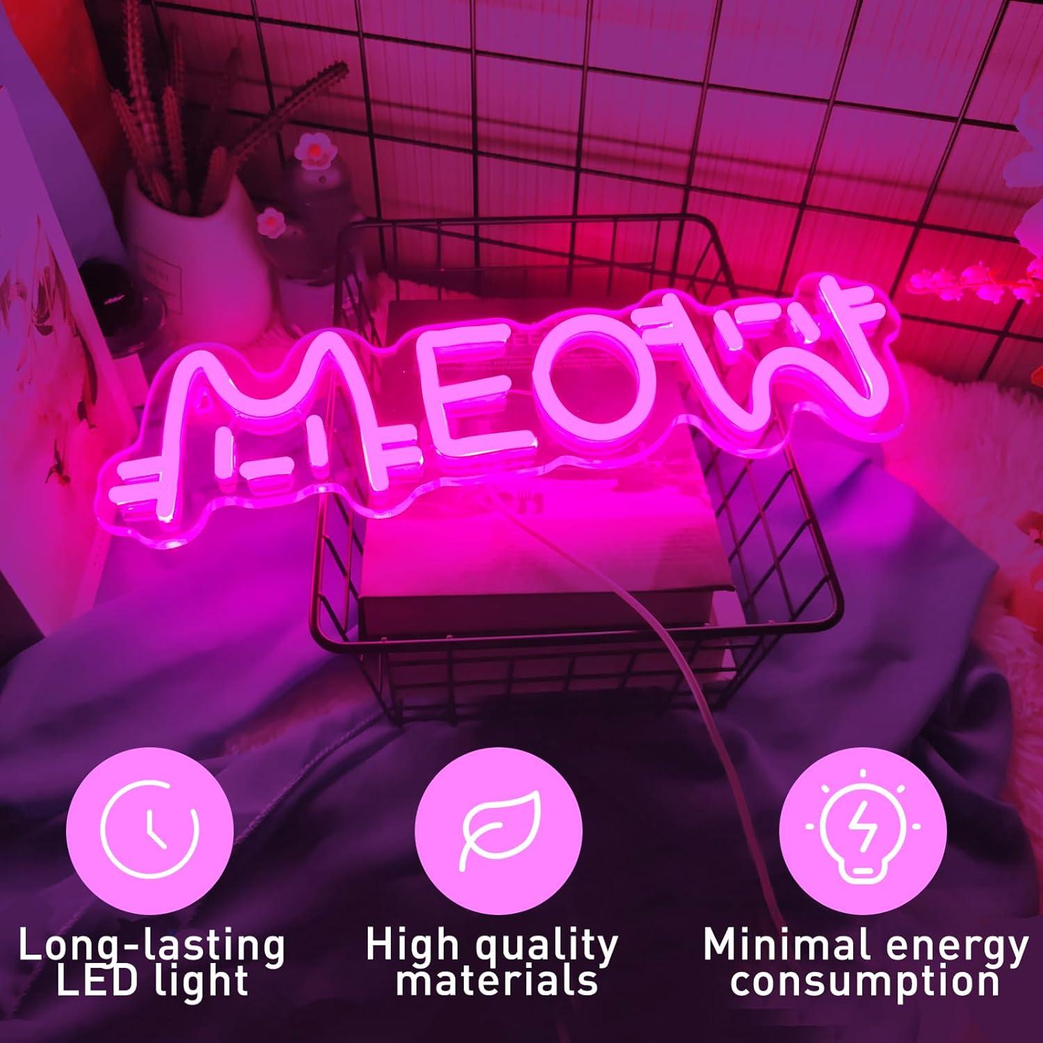 Miauw Neonbord Kat USB-aangedr - Home Bar Cafe recensie en prijs