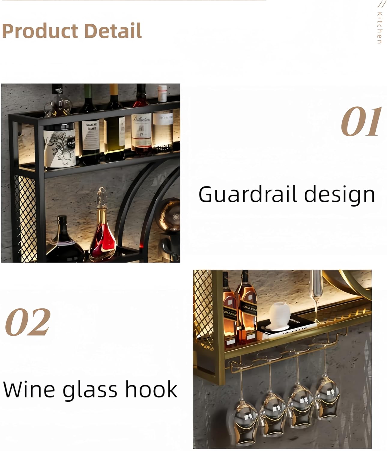 Zwarte metalen wandplank voor  - Home Bar Shelves recensie en prijs