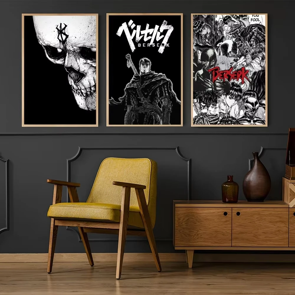 Anime B-berserk Poster Papier  - Home Bar And Restaurant recensie en prijs