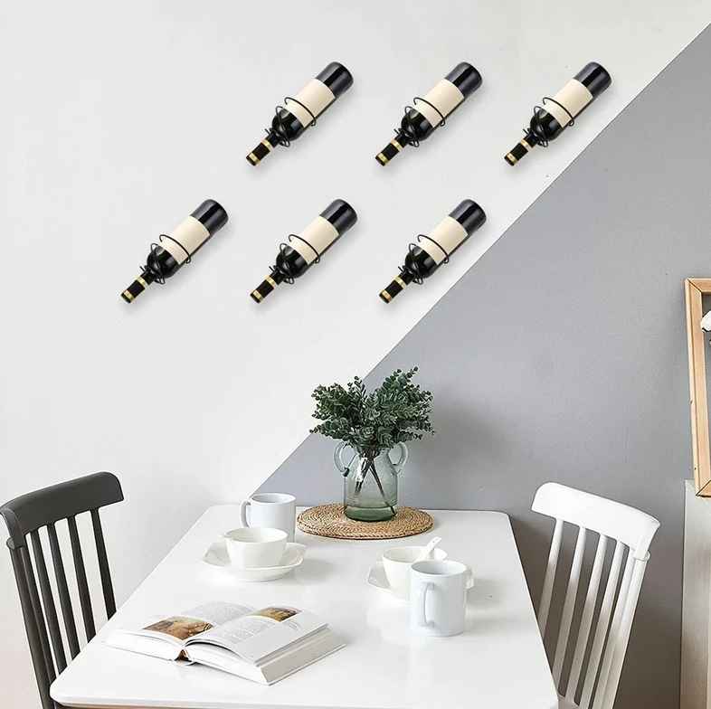 Set van 6 wandgemonteerde wijn - Home Bar Setup recensie en prijs