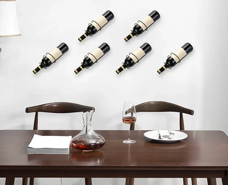 Set van 6 wandgemonteerde wijn - Home Bar Setup recensie en prijs