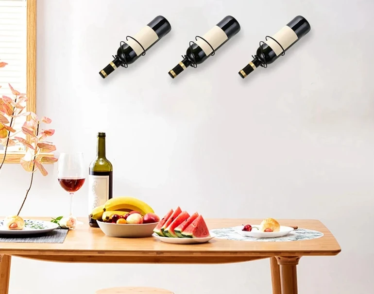 Set van 6 wandgemonteerde wijn - Home Bar Setup recensie en prijs