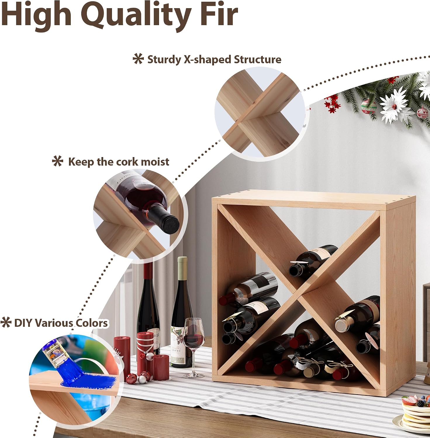 96 Flessen Wijnrek Aanrecht Wi - Home Bar Shelves recensie en prijs