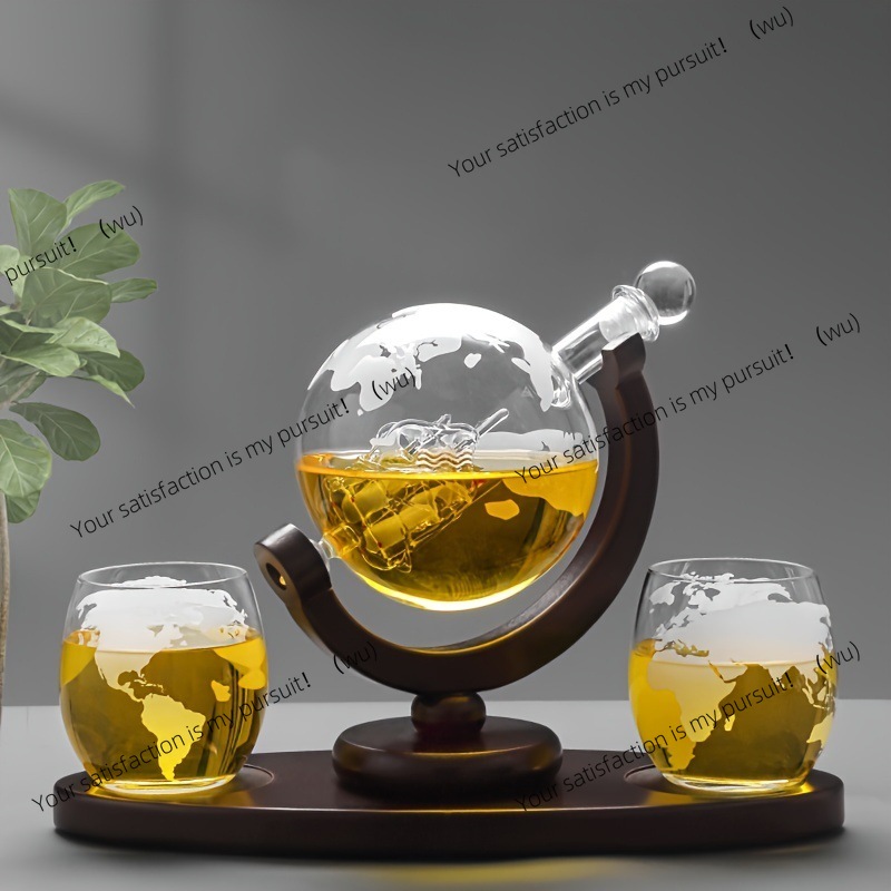 Whisky Decanter Globe Set met  - Decanter Globe Set recensie en prijs