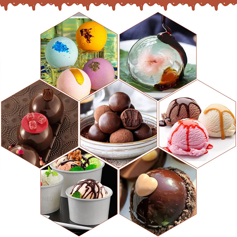 6-holtes halve cirkel silicone - Ice Mold Sphere recensie en prijs