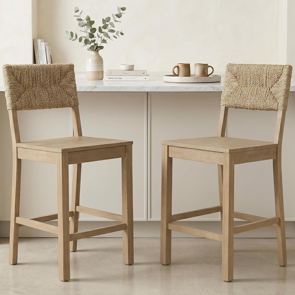 Set van 2 barkrukken met rugle - Home Bar Stools recensie en prijs