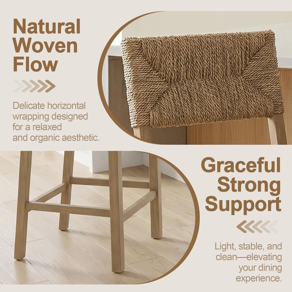 Set van 2 barkrukken met rugle - Home Bar Stools recensie en prijs