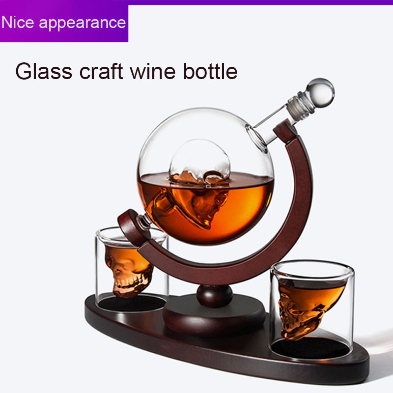 Skull Globe Whiskey Karaf Set  - Decanter Globe Set recensie en prijs