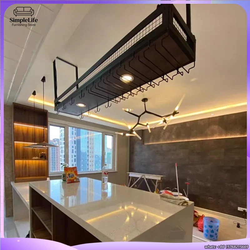 Open wijnrek barkast met plank - Home Bar Shelves recensie en prijs