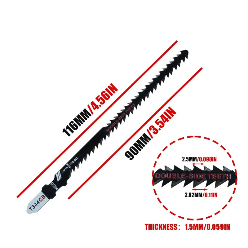 Dubbelzijdige decoupeerzaagbla - Jigger Double Sided recensie en prijs