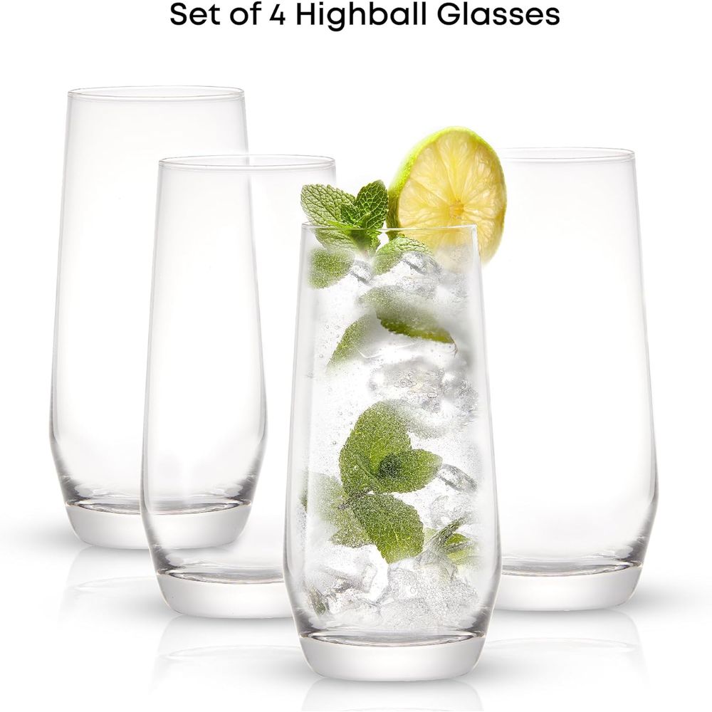 18,5 oz Highball Glazen Set, 4 - Highball Glass Set recensie en prijs
