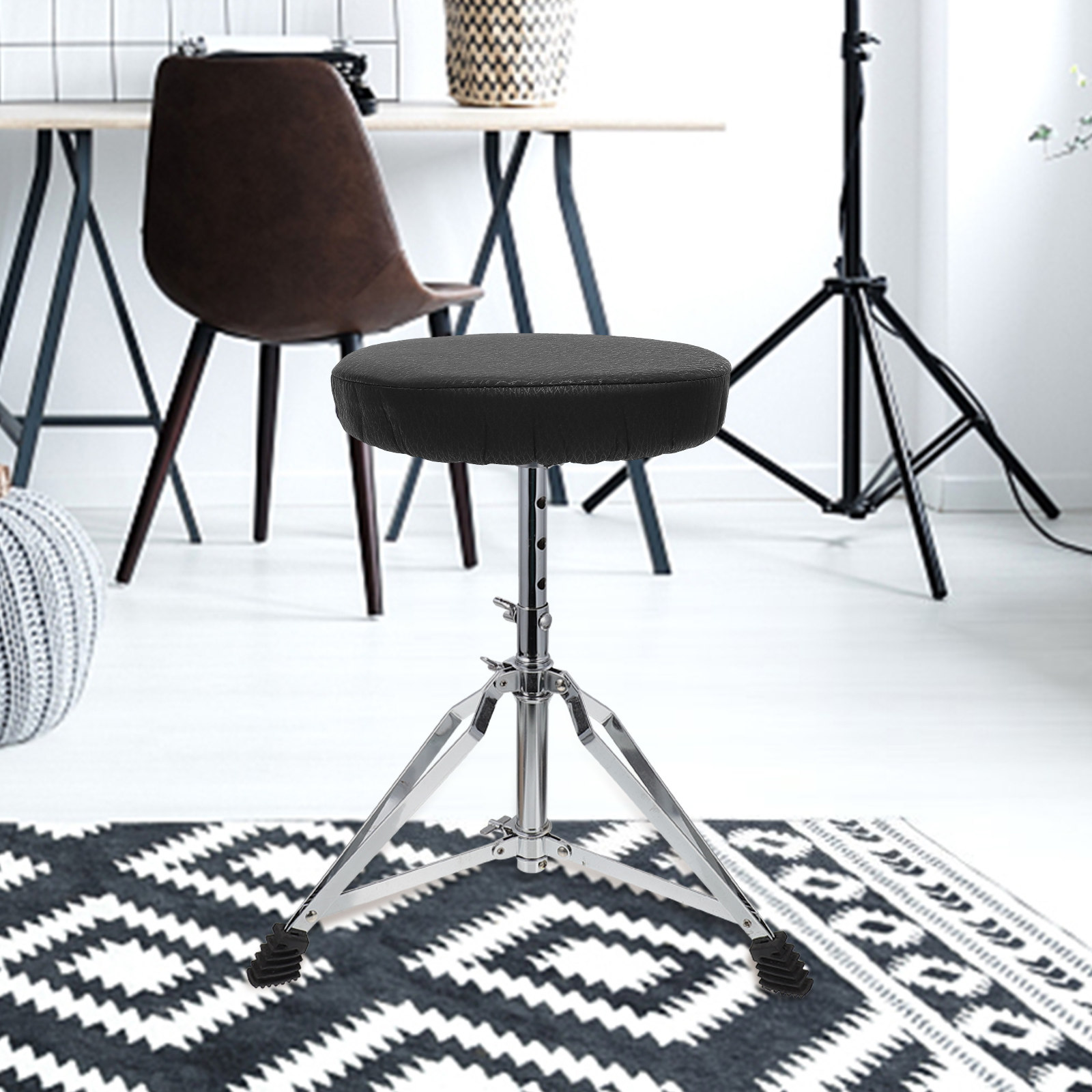 Super Ronde Krukhoes Zwart Kat - Home Bar Stools recensie en prijs