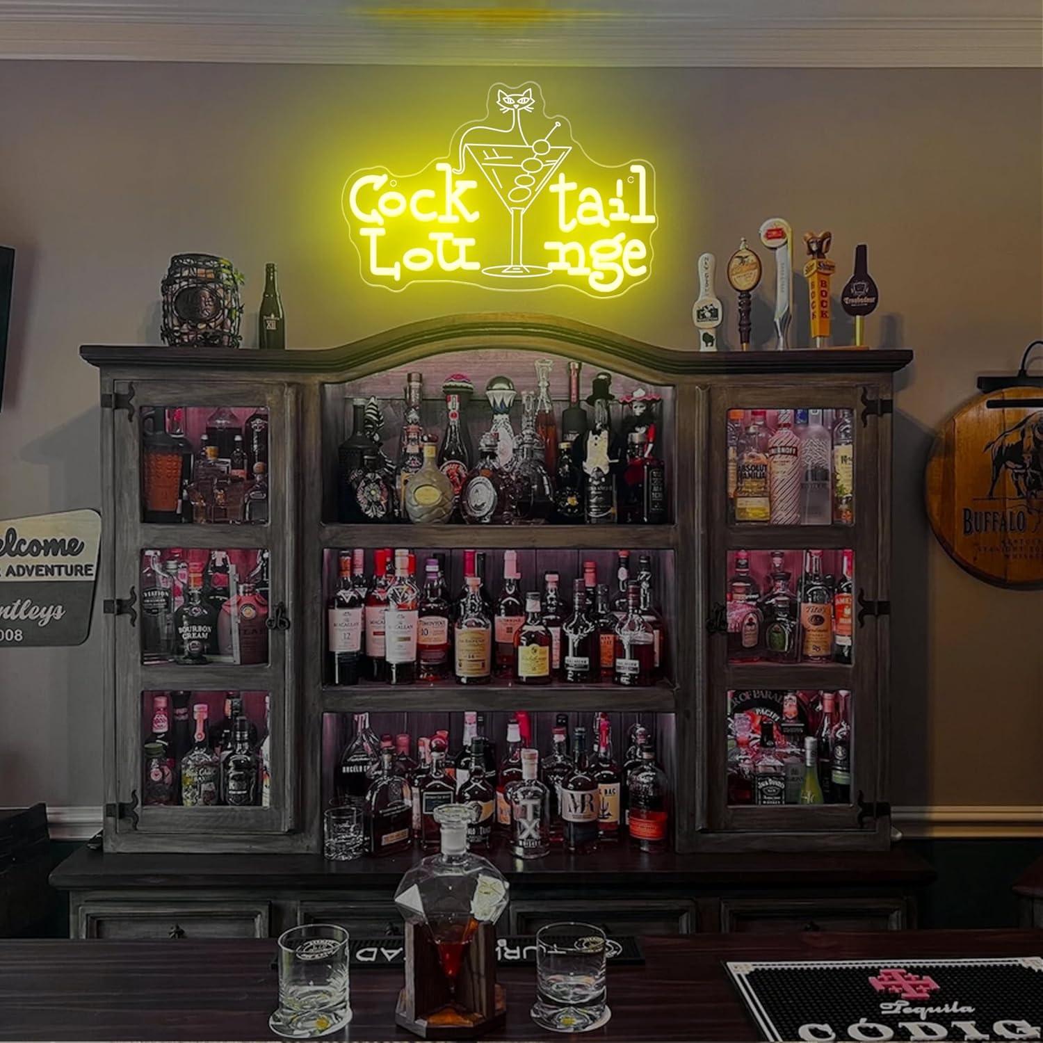 Cocktail Lounge Neonbord Dimba - Home Bar Cafe recensie en prijs